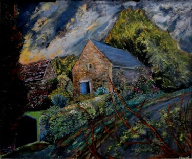 Peinture intitulée "Souvenir de Bretagne" par Pascal Baudot, Œuvre d'art originale, Huile