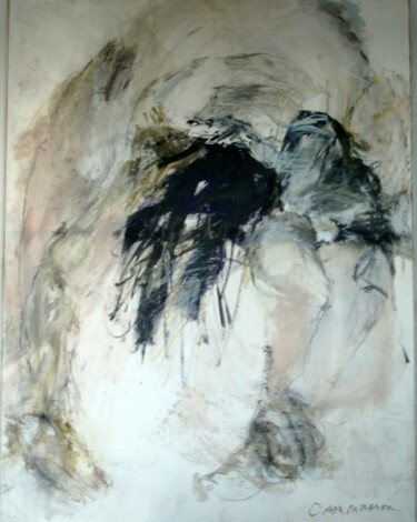 Peinture intitulée "Tete Baissée 116x89…" par Catherine Monmarson, Œuvre d'art originale
