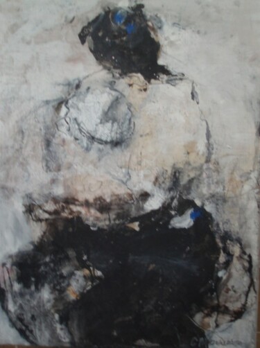 Peinture intitulée "Intimité 65x50tech…" par Catherine Monmarson, Œuvre d'art originale