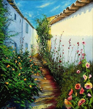 Peinture intitulée "Venelle" par Pascal Baudot, Œuvre d'art originale
