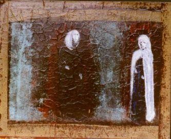 Peinture intitulée "Visitation" par Agnan Kroichvili, Œuvre d'art originale