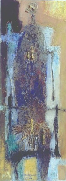 Peinture intitulée "hogon" par Philippe Rillon, Œuvre d'art originale, Huile