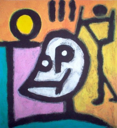 Drawing titled "reprodução de Paul…" by Tina J. Garcia, Original Artwork, Other