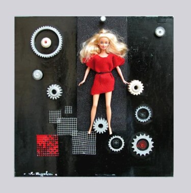 Scultura intitolato "Spot televisivo" da Angelo Mazzoleni, Opera d'arte originale, Ceramica