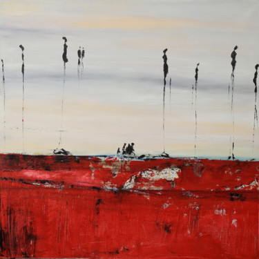Peinture intitulée "Gala des elfes" par Jeanne Le Guen, Œuvre d'art originale, Huile