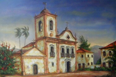 Peinture intitulée "Paraty" par Sandro José Da Silva, Œuvre d'art originale, Huile