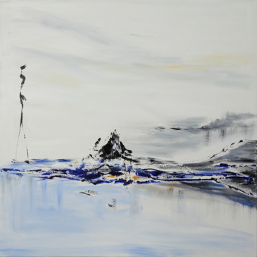 Peinture intitulée "Pavane" par Jeanne Le Guen, Œuvre d'art originale, Huile Monté sur Châssis en bois