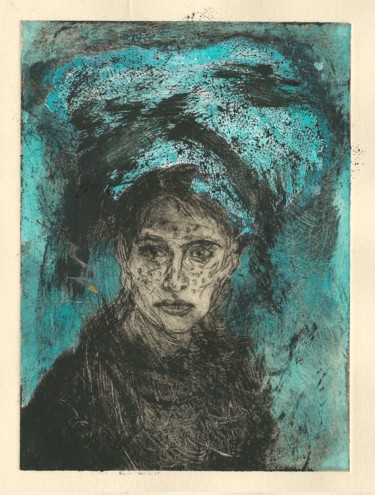 Dessin intitulée "Portrait 3.jpeg" par Frhégo, Œuvre d'art originale