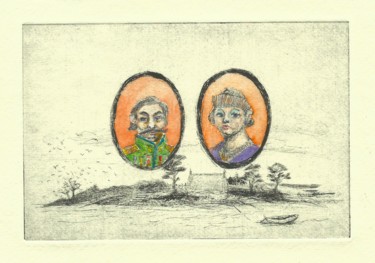 Dessin intitulée "abdication-1" par Frhégo, Œuvre d'art originale, Autre