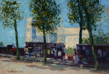 Bouquinistes et Notre-Dame de Paris