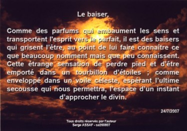 Arts numériques intitulée "le-baiser.jpg" par Serge Assaf, Œuvre d'art originale