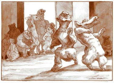 Dessin intitulée "Les Précieux" par Daniel Duhamel Arrapel, Œuvre d'art originale, Autre