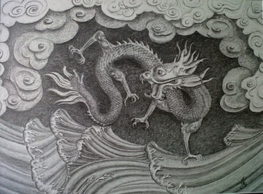 Dessin intitulée "D-C.A.-4.jpg" par Murielle Léger, Œuvre d'art originale, Autre
