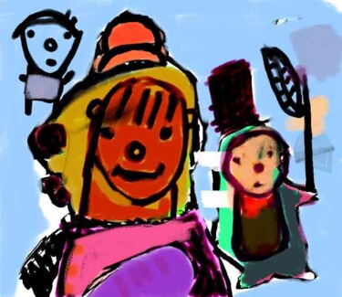 Arts numériques intitulée "tom pouce" par Nicolas Malaize (Nicou), Œuvre d'art originale