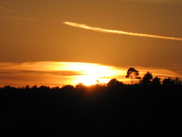 Coucher de soleil près du Lac de Biron