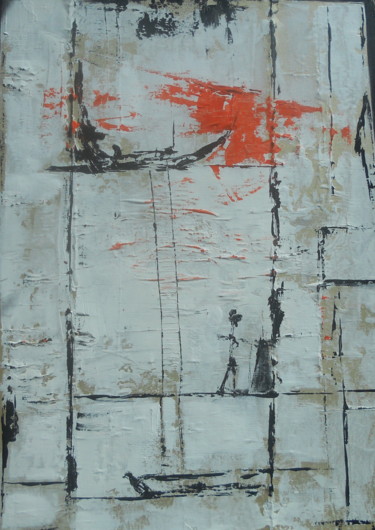 Peinture intitulée "infini" par Jeanne Le Guen, Œuvre d'art originale, Huile