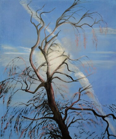 Peinture intitulée "Sillage" par Pascal Baudot, Œuvre d'art originale, Huile