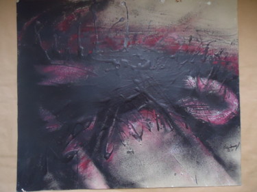 Peinture intitulée "Idée noire 01" par Meziane Boussaid, Œuvre d'art originale, Acrylique