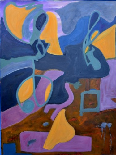 Painting titled "the-music-man.jpg" by Angelo Di Pietrantonio, Original Artwork