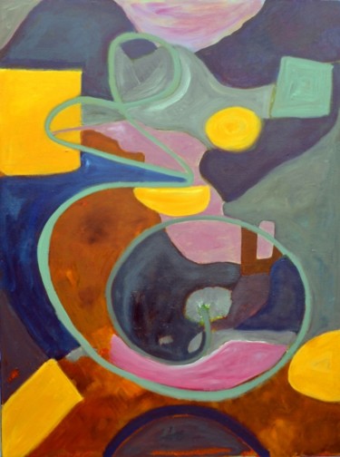 Painting titled "how-does-your-garde…" by Angelo Di Pietrantonio, Original Artwork