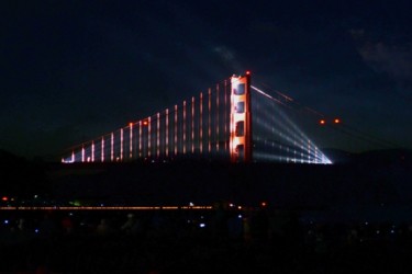 Photography titled "ggb2cityart1d.jpg" by Angelo Di Pietrantonio, Original Artwork