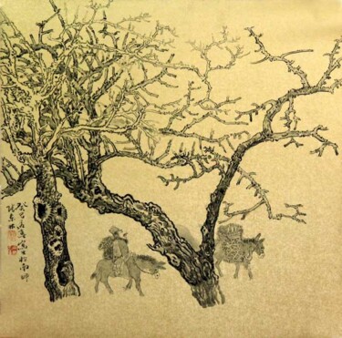 绘画 标题为“40x40.jpg” 由东林 张, 原创艺术品
