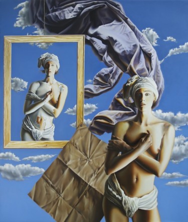 Genesis Malerei mit dem Titel "Genesis" von Victor Hagea, Original-Kunstwerk, Öl