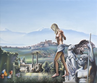 The unseen ways Malerei mit dem Titel "The unseen ways" von Victor Hagea, Original-Kunstwerk, Öl