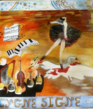 Peinture intitulée "projet-commun-001.j…" par Lapiche, Œuvre d'art originale