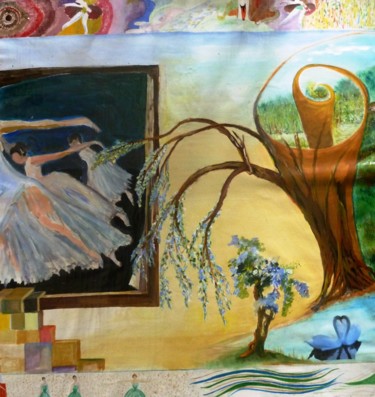 Peinture intitulée "projet-commun-005.j…" par Lapiche, Œuvre d'art originale