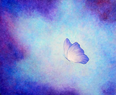 绘画 标题为“The Flight / Le Vol” 由Sandrine Auriac, 原创艺术品, 油
