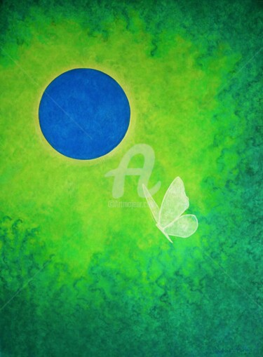 Peinture intitulée "Immortality / Immor…" par Sandrine Auriac, Œuvre d'art originale, Huile