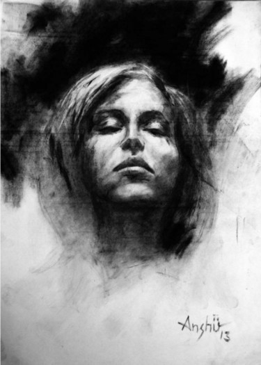 Solace Drawing titled "Solace" by Anshu Prithvi Kumar (Anshu), Original Artwork, Other