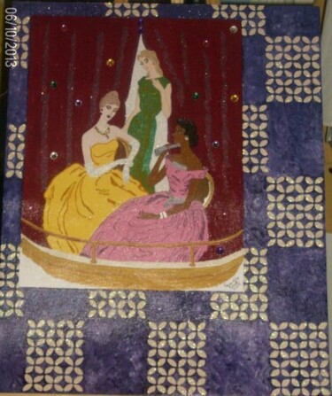 "Vintage: Glamorous…" başlıklı Tablo Tonjua Lyles tarafından, Orijinal sanat