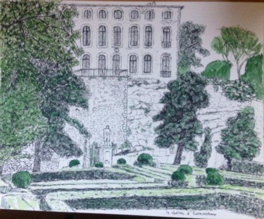 Dessin intitulée "Entrecasteaux le ja…" par Vame, Œuvre d'art originale