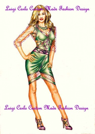 Artcraft titled "If you have to atte…" by Luigi Carlo, Original Artwork, Apparel