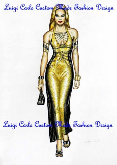Creazioni di alta moda abiti da donna originali e personalizzati Digital Arts titled "Creazioni di alta m…" by Luigi Carlo, Original Artwork, Other