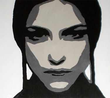 Schilderij getiteld "Elle" door Steve Haes, Origineel Kunstwerk