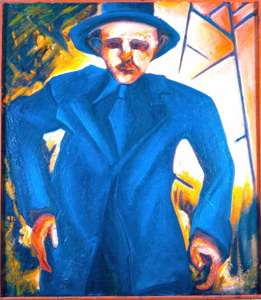 Puzzler Malerei mit dem Titel "Puzzler" von Wolfgang Schmidt, Original-Kunstwerk, Acryl