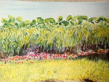 Dessin intitulée "Rythmes et couleurs" par Pierre Feyeux, Œuvre d'art originale, Autre