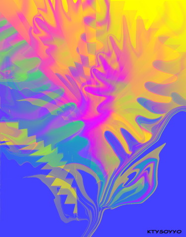 Peinture intitulée "BOUQUET" par Catherine Wernette, Œuvre d'art originale, Autre