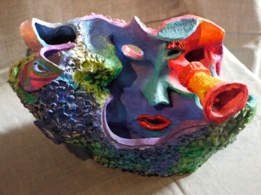 Rzeźba zatytułowany „co-faceci-maja-w-gl…” autorstwa Małgorzata Krasucka, Oryginalna praca