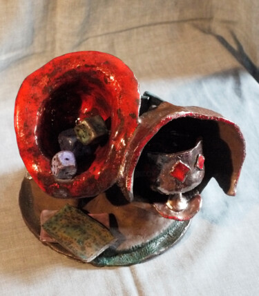 Rzeźba zatytułowany „hazard-1-e.jpg” autorstwa Małgorzata Krasucka, Oryginalna praca