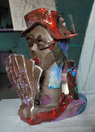 Rzeźba zatytułowany „karnawal-c.jpg” autorstwa Małgorzata Krasucka, Oryginalna praca