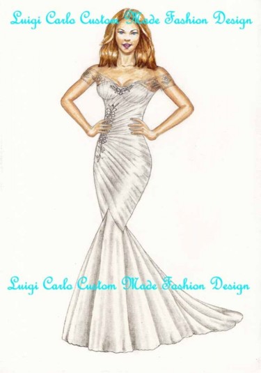 Robes de mariage faites sur commande Digital Arts titled "Robes de mariage fa…" by Luigi Carlo, Original Artwork, Other