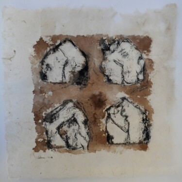 Peinture intitulée "35x35-22-04-13-1.jpg" par Jean Cabane, Œuvre d'art originale