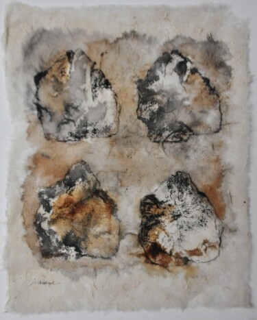 Peinture intitulée "27x35-19112012-1-2.…" par Jean Cabane, Œuvre d'art originale