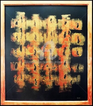 Peinture intitulée "LA CAGE" par Jean-Marc Philippe (Jimpy), Œuvre d'art originale, Acrylique