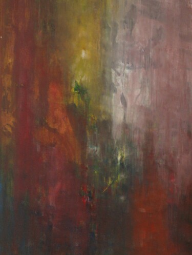 Painting titled "derriere-l-ombre.jpg" by Marie Martine, Original Artwork, Oil