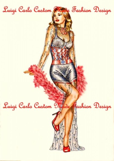 Costume and special dresses, freelance fashion designer Digital Arts titled "Costume and special…" by Luigi Carlo, Original Artwork, Other